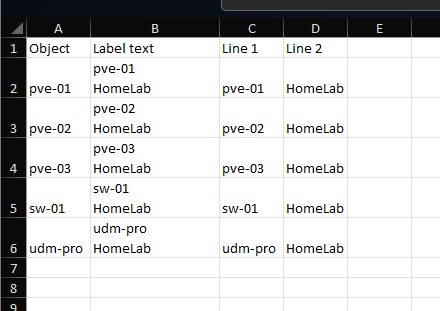 Or export a selection to Excel