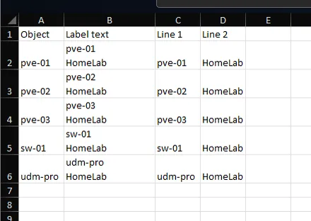 Or export a selection to Excel