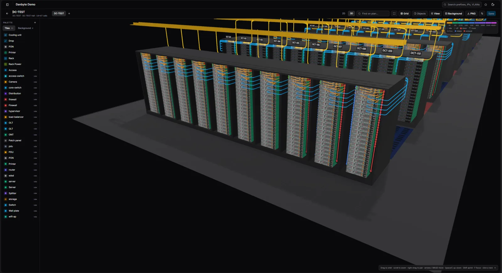Racks in 3D