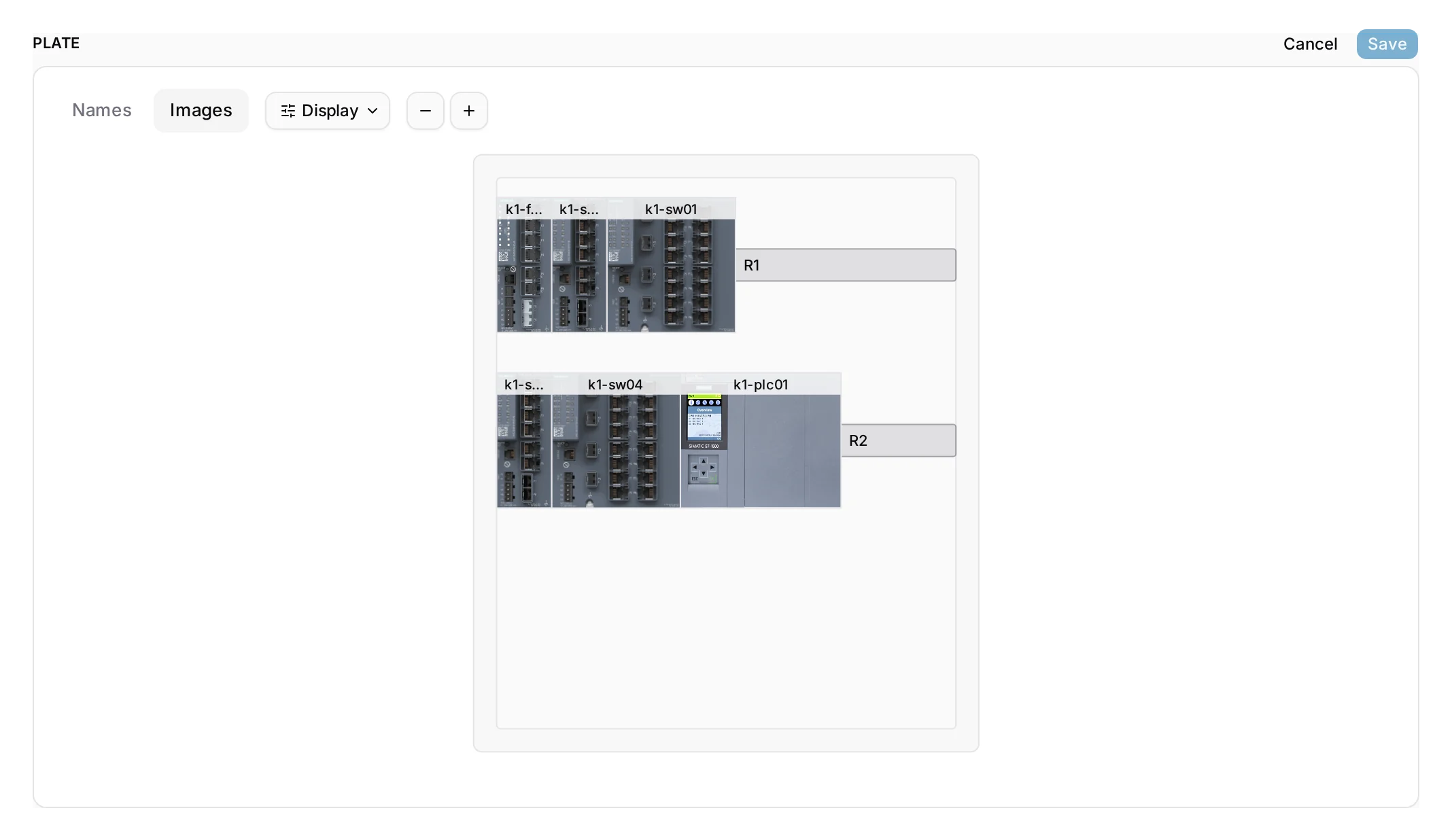 Arrange turns the plate into a placer: move several devices and save them in one go, so two can swap places.